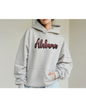 Alabama Red Sequin Patch Game Day Hooded Sweatshirt