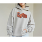 Tigers Orange Sequin Patch Game Day Hooded Sweatshirt